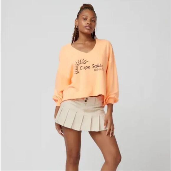 Out From Under Pullover Notch Neck Sweatshirt Urban Outfitters NWT/NWOT - Picture 5 of 8